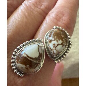 Wild Horse Sterling Silver Bypass Ring Size 8.75